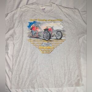 2011 Easy Riders XXL Hanes Heavyweight Rodeo Tour Graphic‎ Short Sleeve T-Shirt